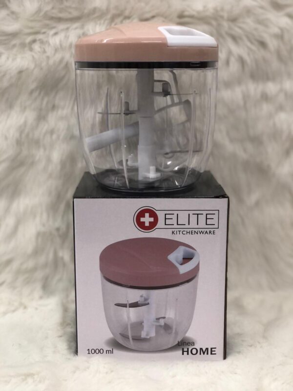 Picadora Manual Con Cuchilla De Acero De Elite Kitchenware - Imagen 3