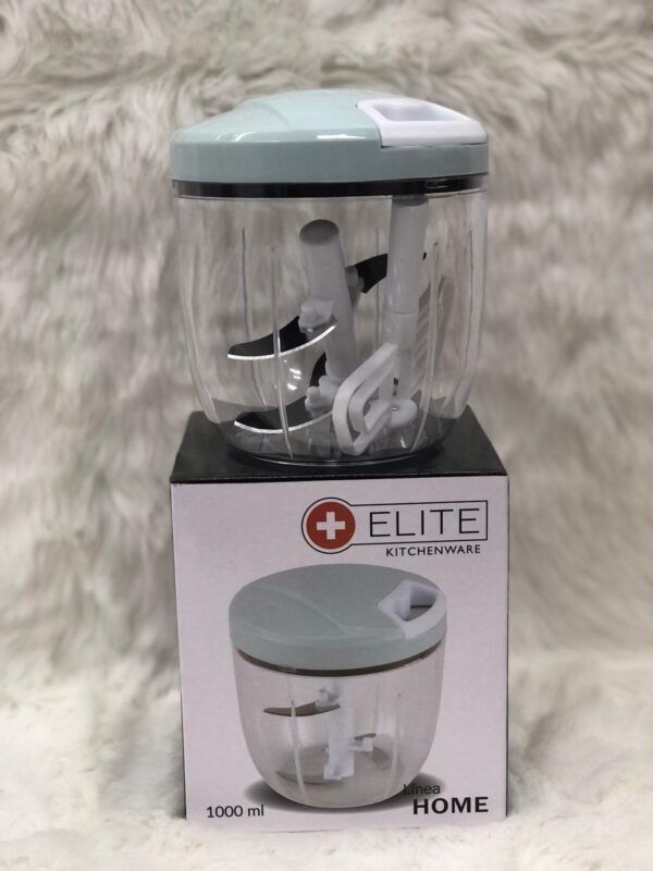 Picadora Manual Con Cuchilla De Acero De Elite Kitchenware - Imagen 2