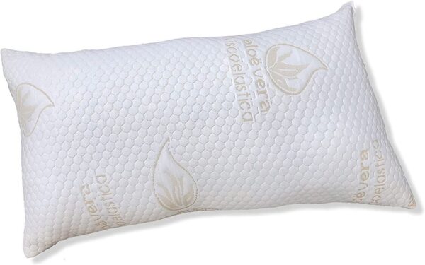 Almohada viscoelastica de copos.