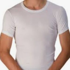 CAMISETA INTERIOR manga corta,cuello redondo
