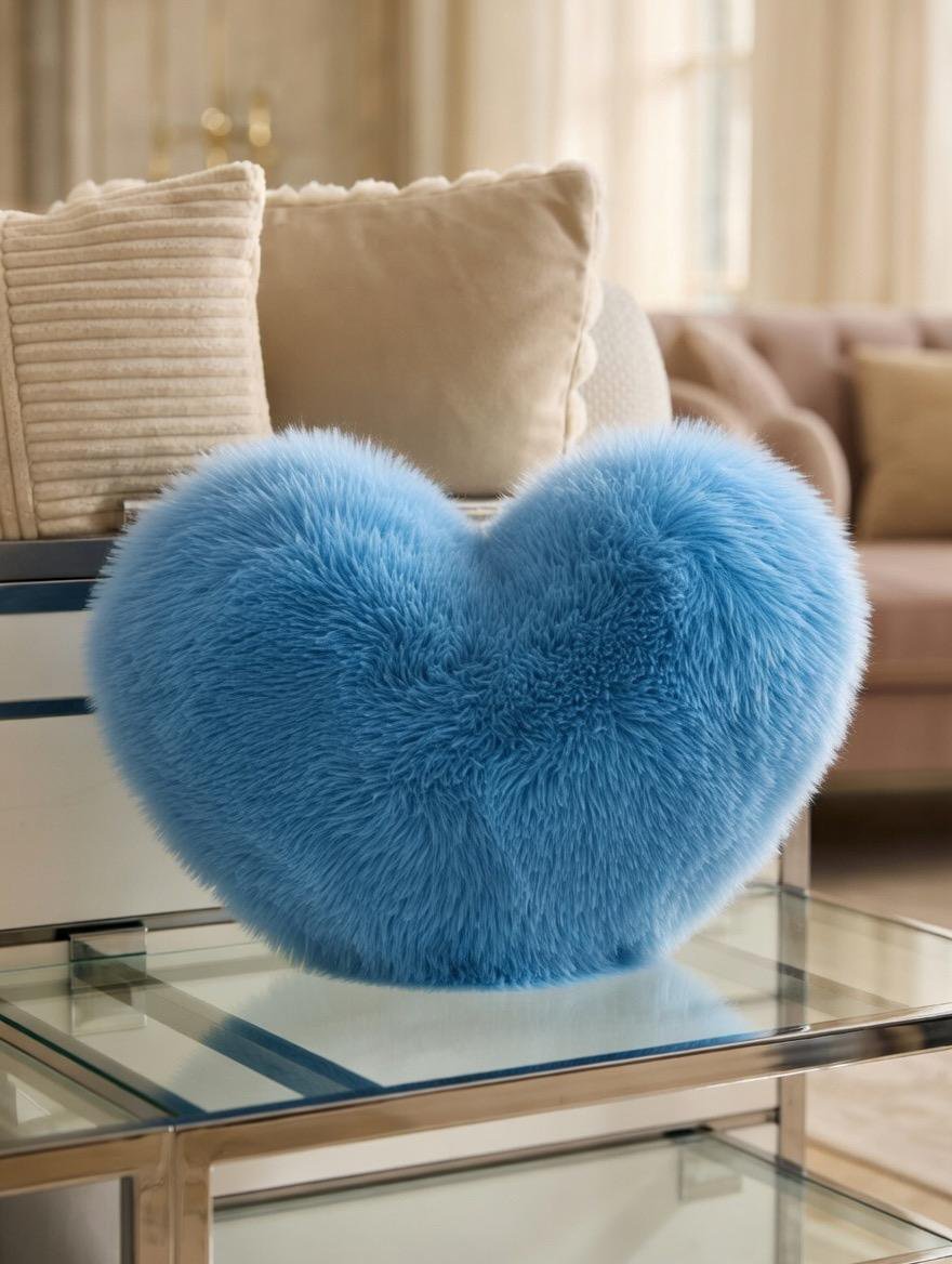 Cojin terciopelo corazón - Imagen 5