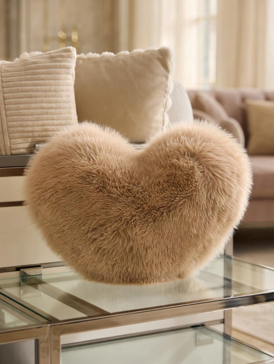 Cojin terciopelo corazón - Imagen 7