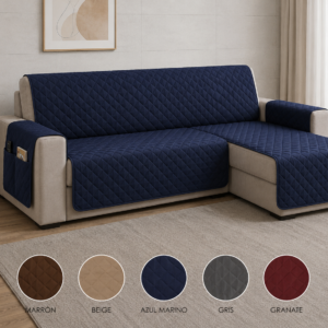 Cubre Sofá Chaise Longue Acolchado