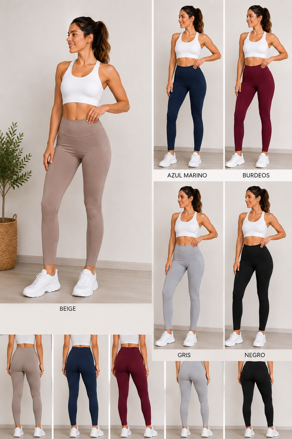 LEGGINGS DE MUJER – CINTURA ALTA